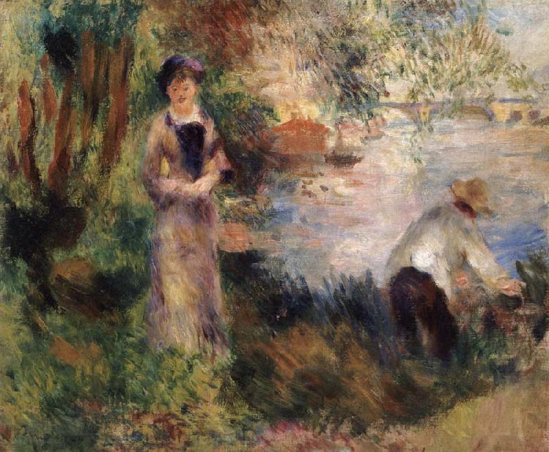 Pierre-Auguste Renoir On Chatou Island Germany oil painting art